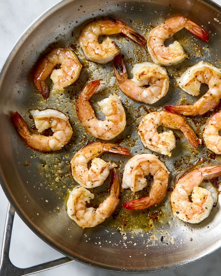 Methods for Stovetop Shrimp Cooking